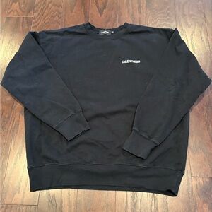 Talentless Unisex Black Crewneck Pullover Sweatshirt Size Medium Pre-Owned